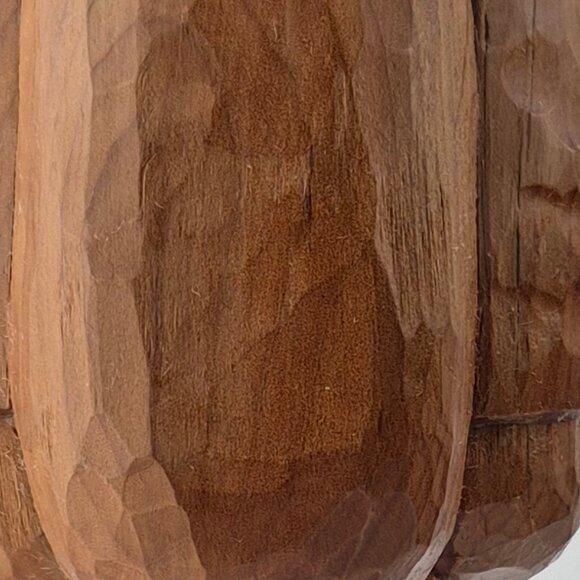 Folk Art Wood Figure Mother with Child - Picture 13 of 16